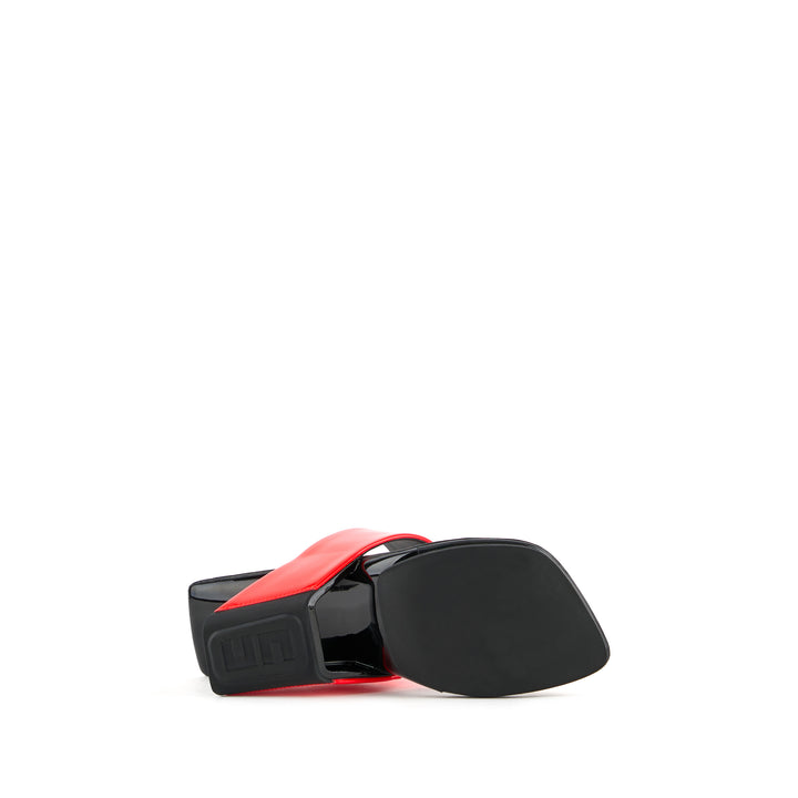 LOOP TOE HI CUBE RING FLUO RED