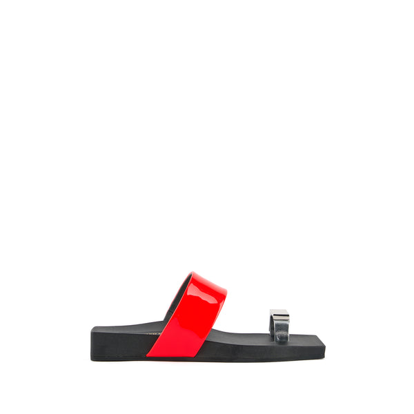 LOOP TOE LO CUBE RING FLUO RED