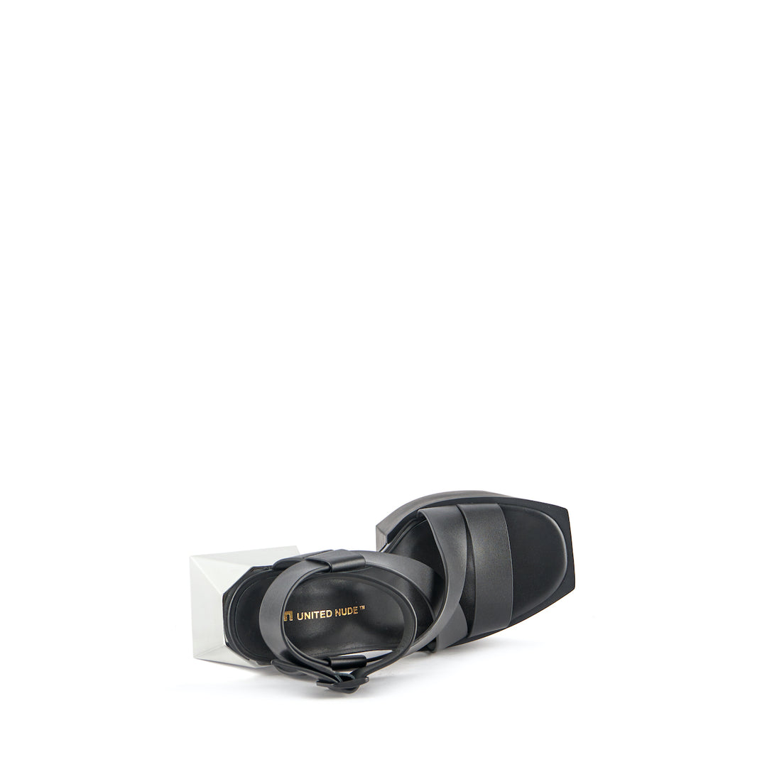 STAGE SANDAL BLACK SILVER